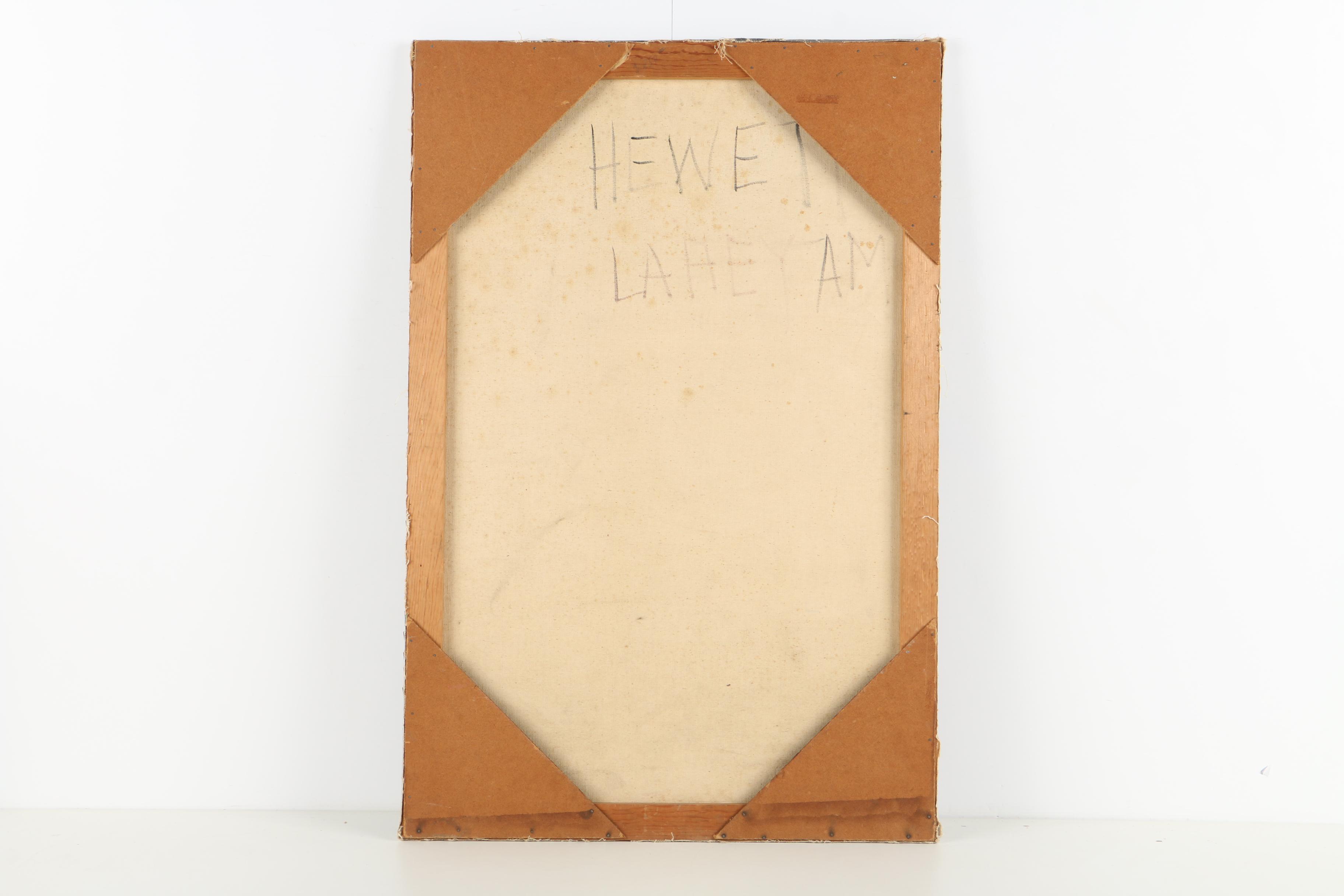 Hewett Lahey Oil Painting of a Seated Woman