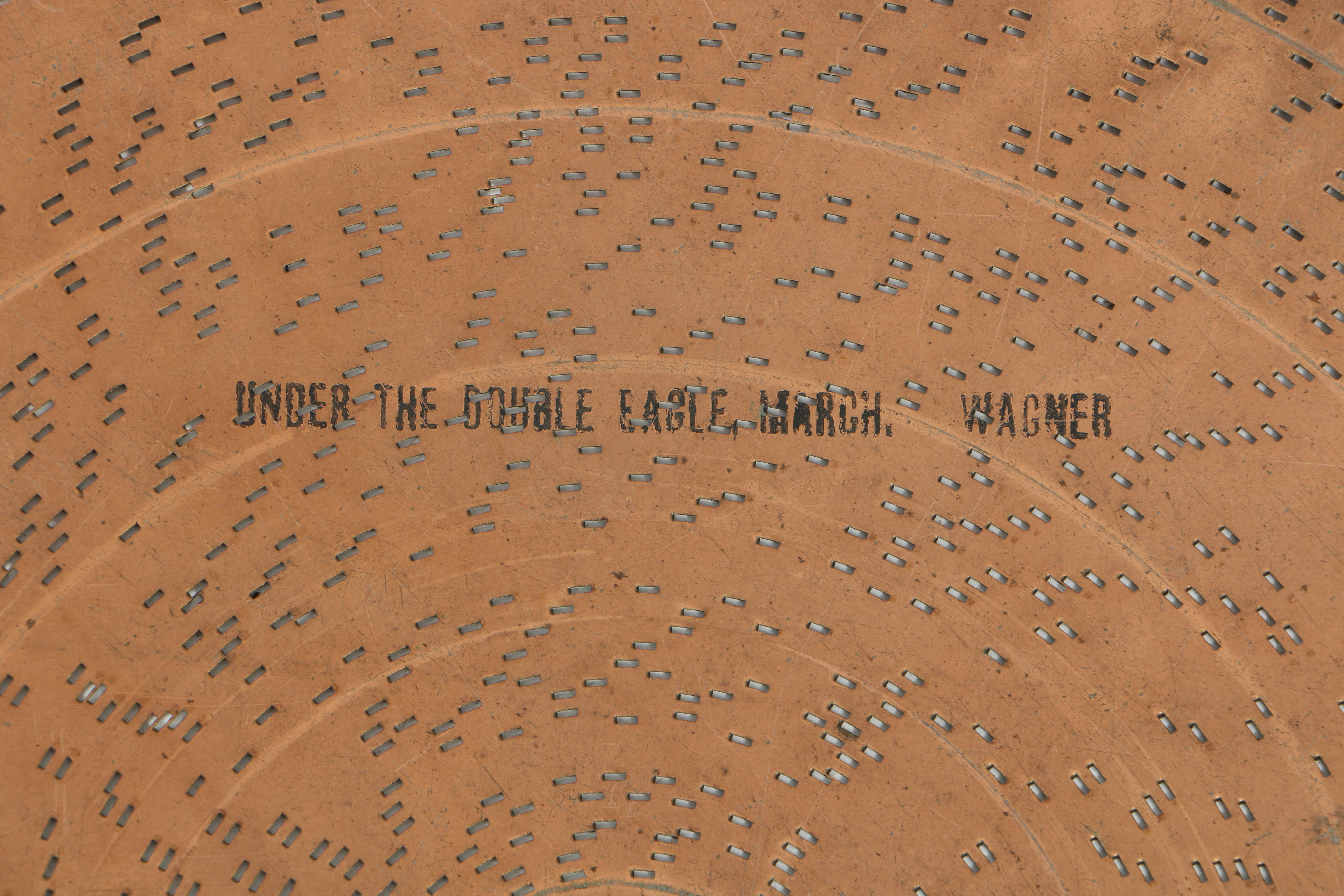 Rare 1890's Regina 20.75" Mahogany Music Player with Cupola Top and Fifty Discs