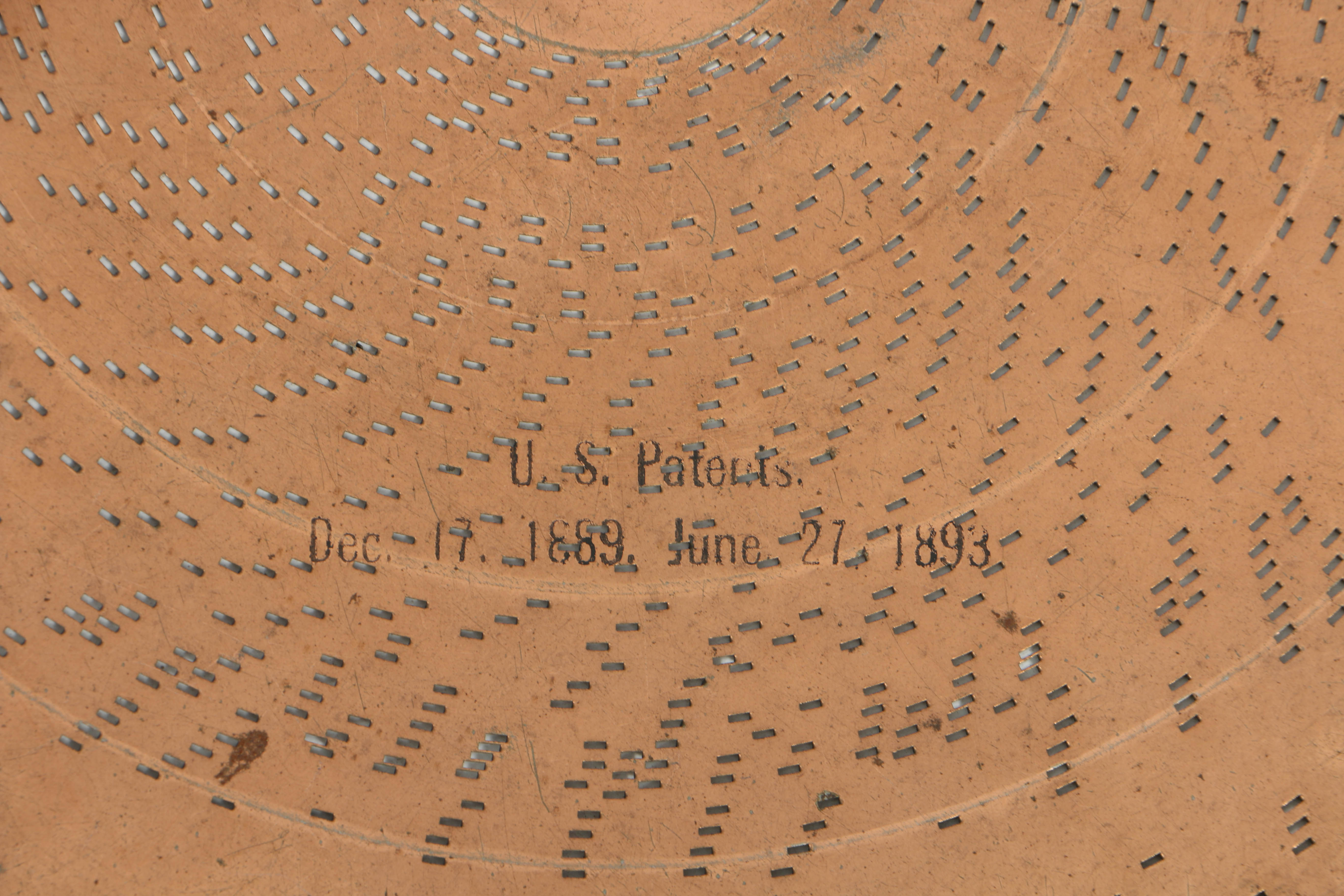 Rare 1890's Regina 20.75" Mahogany Music Player with Cupola Top and Fifty Discs