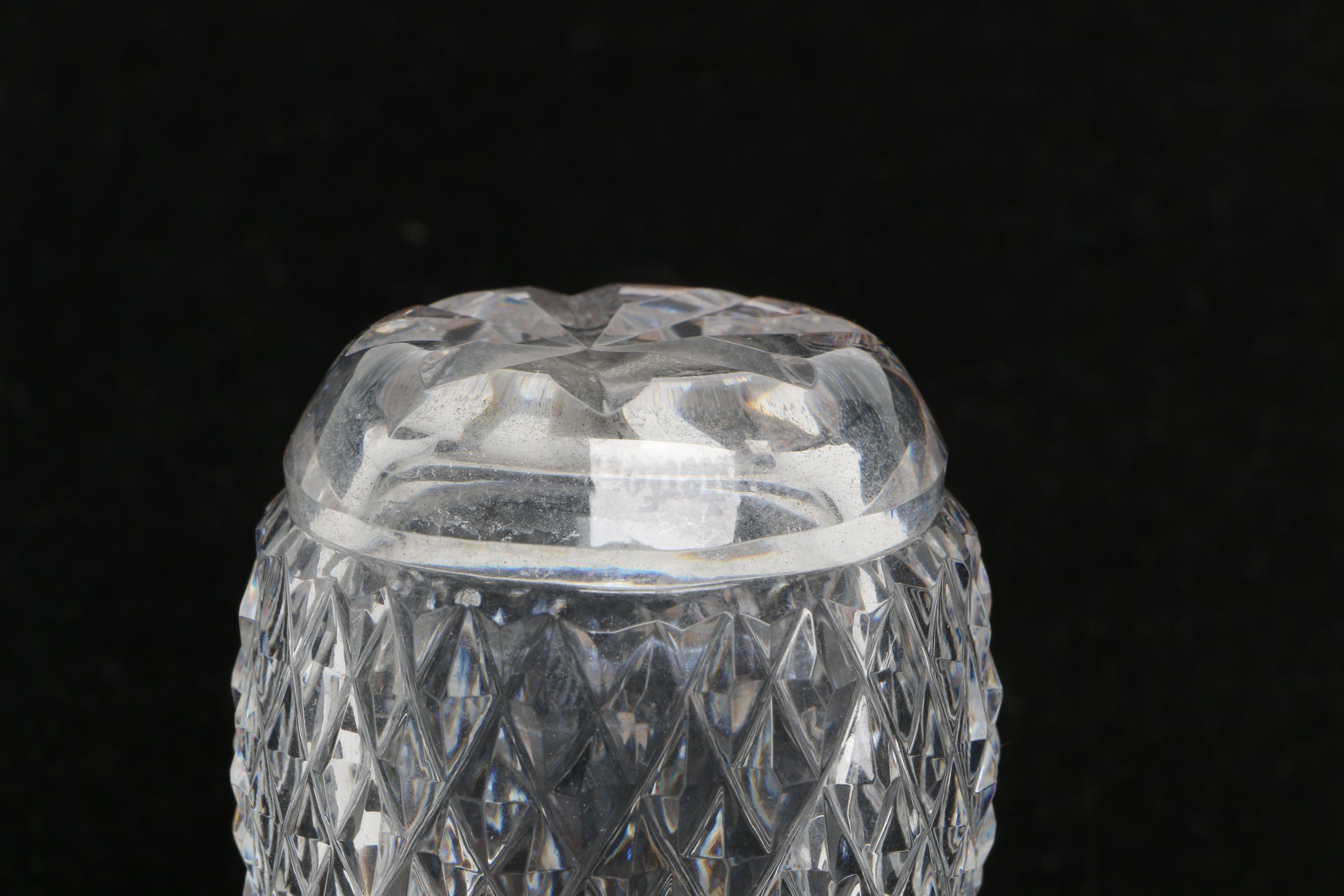 Waterford Crystal Bud Vase and Crystal Rose Bowl Vase