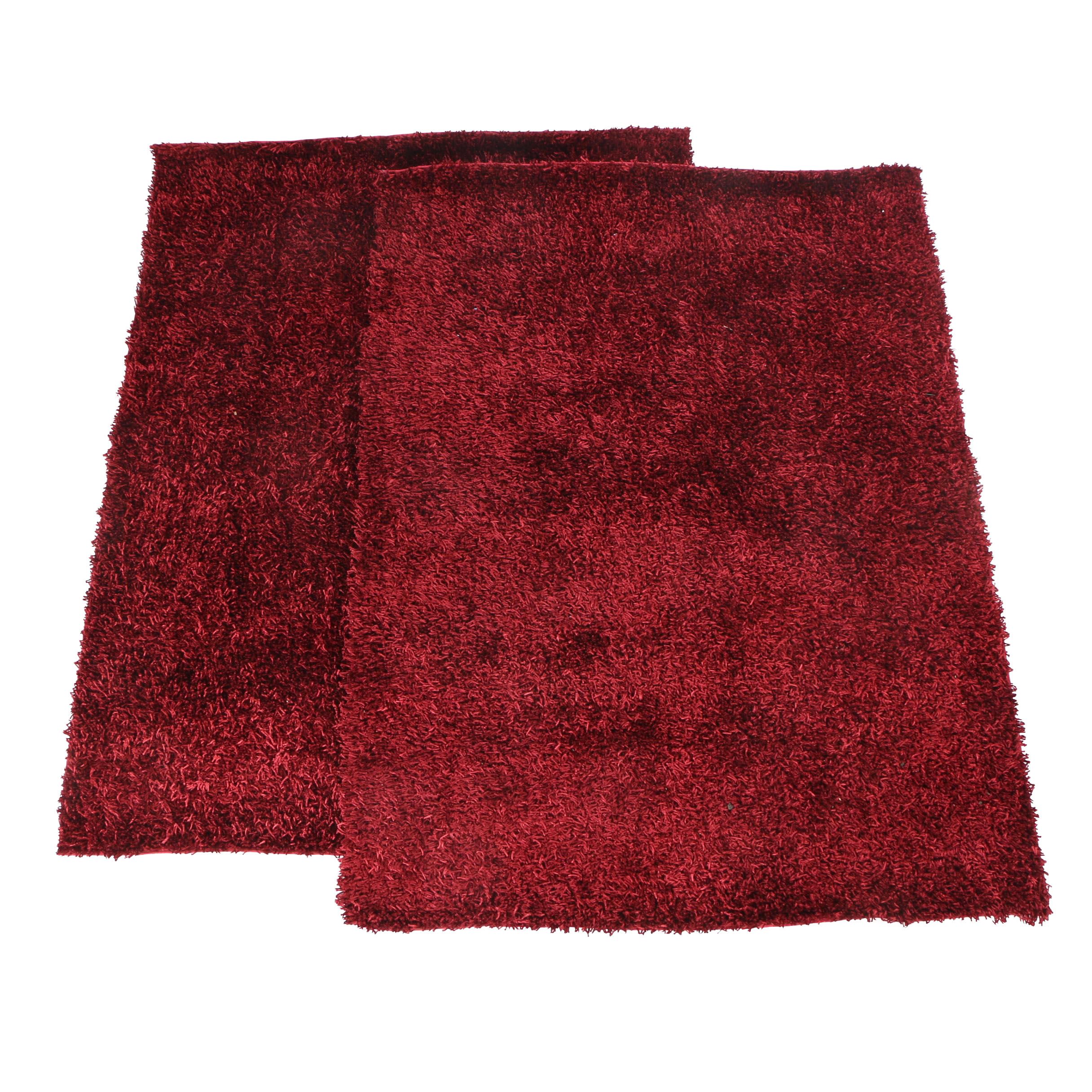 Pair of Tufted Chinese "Confetti Shag" Area Rugs by Powell