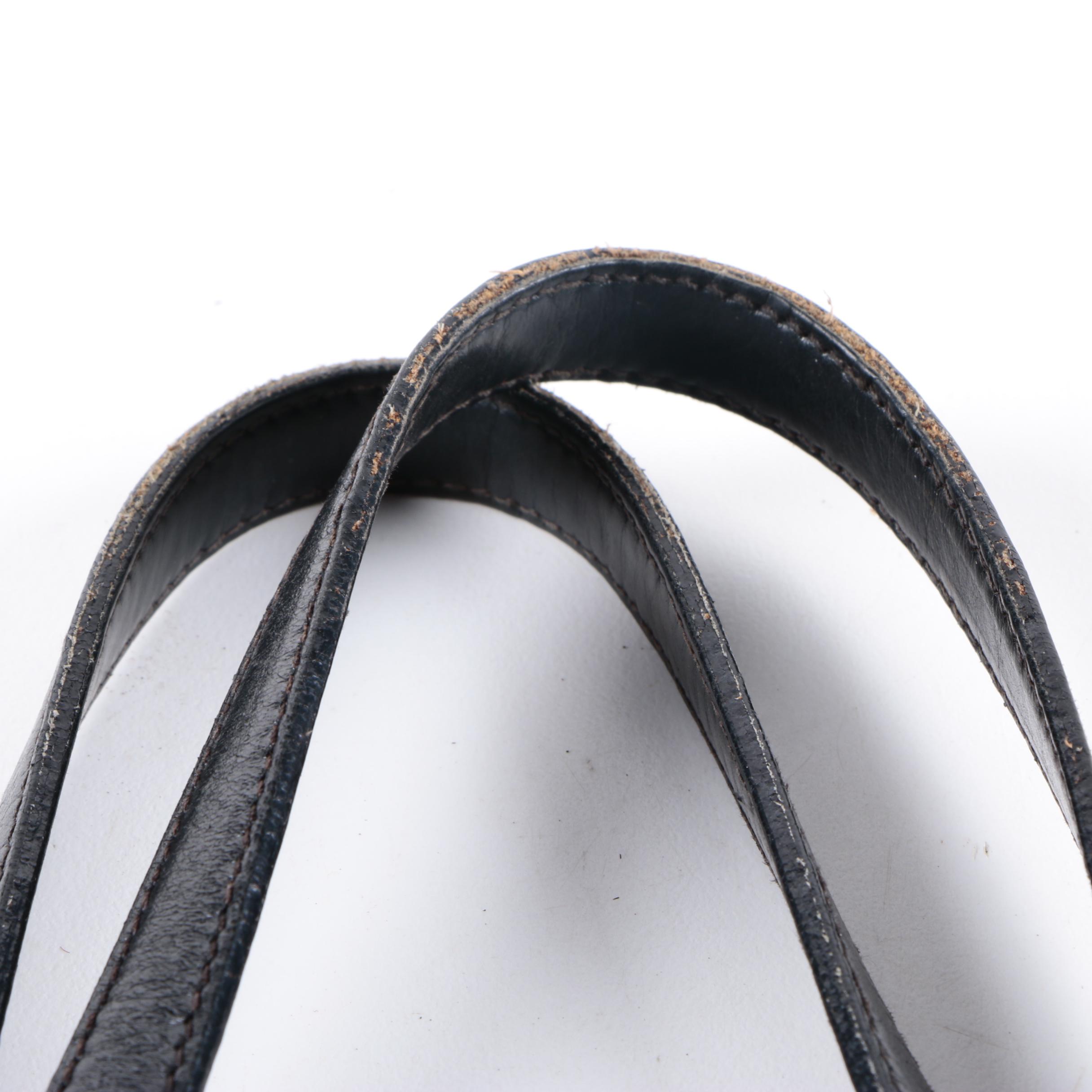 Prada Black Nylon and Leather Tote Bag