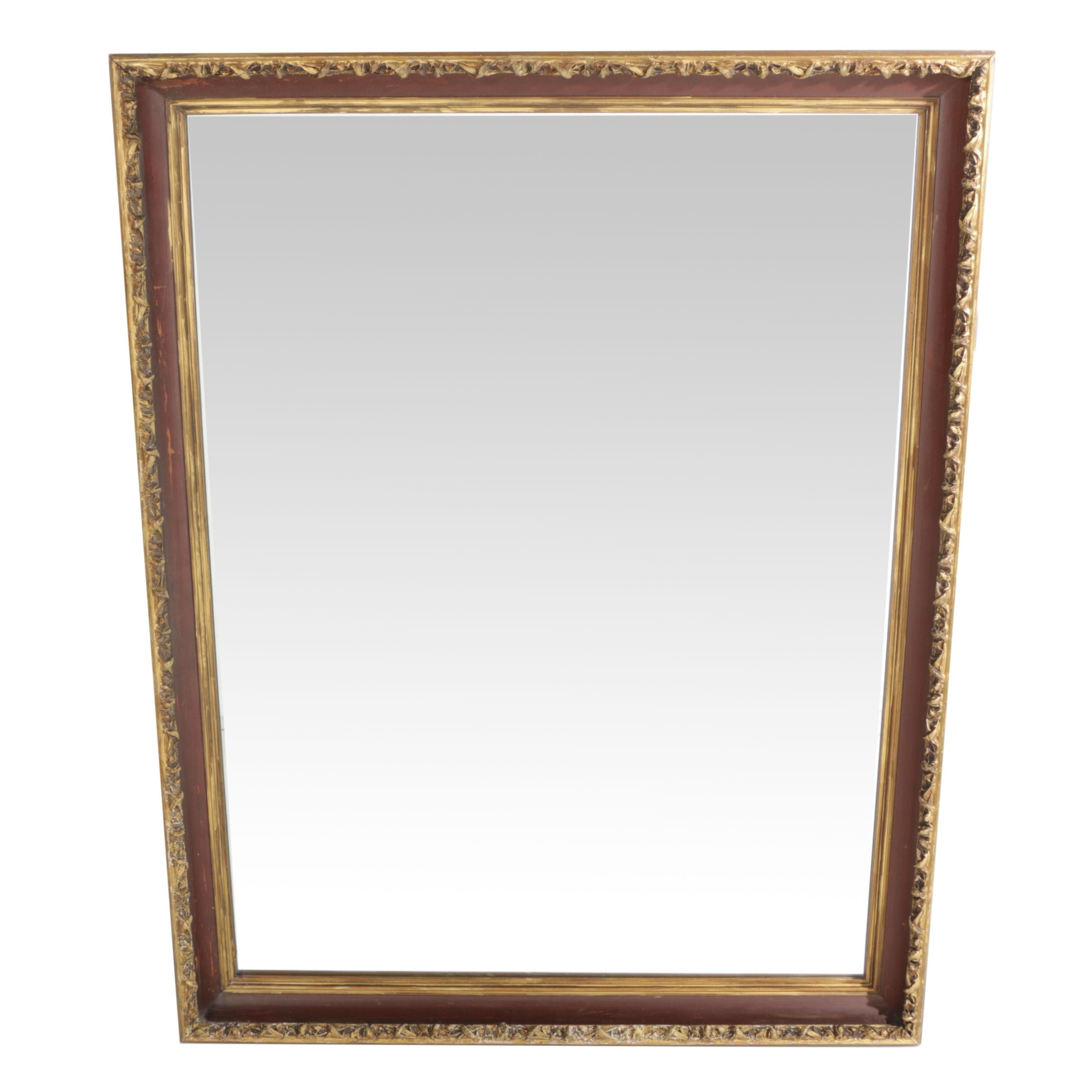 Gilt Wood Framed Wall Mirror