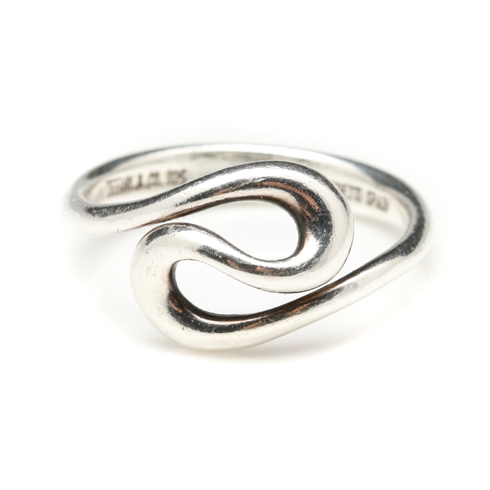 Elsa Peretti for Tiffany & Co. Sterling Silver Open Wave Ring