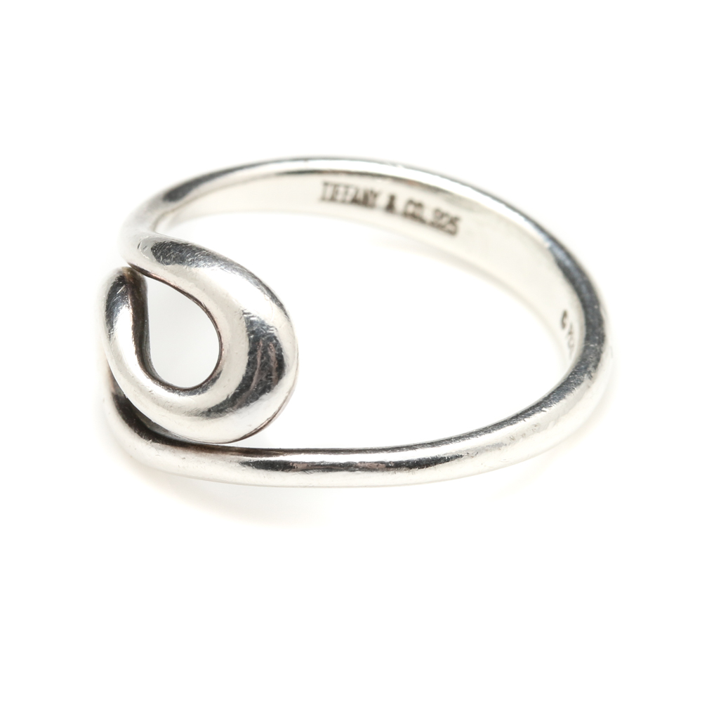 Elsa Peretti for Tiffany & Co. Sterling Silver Open Wave Ring