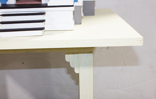 Willowcrest Mansard Dollhouse by Greenleaf With Table