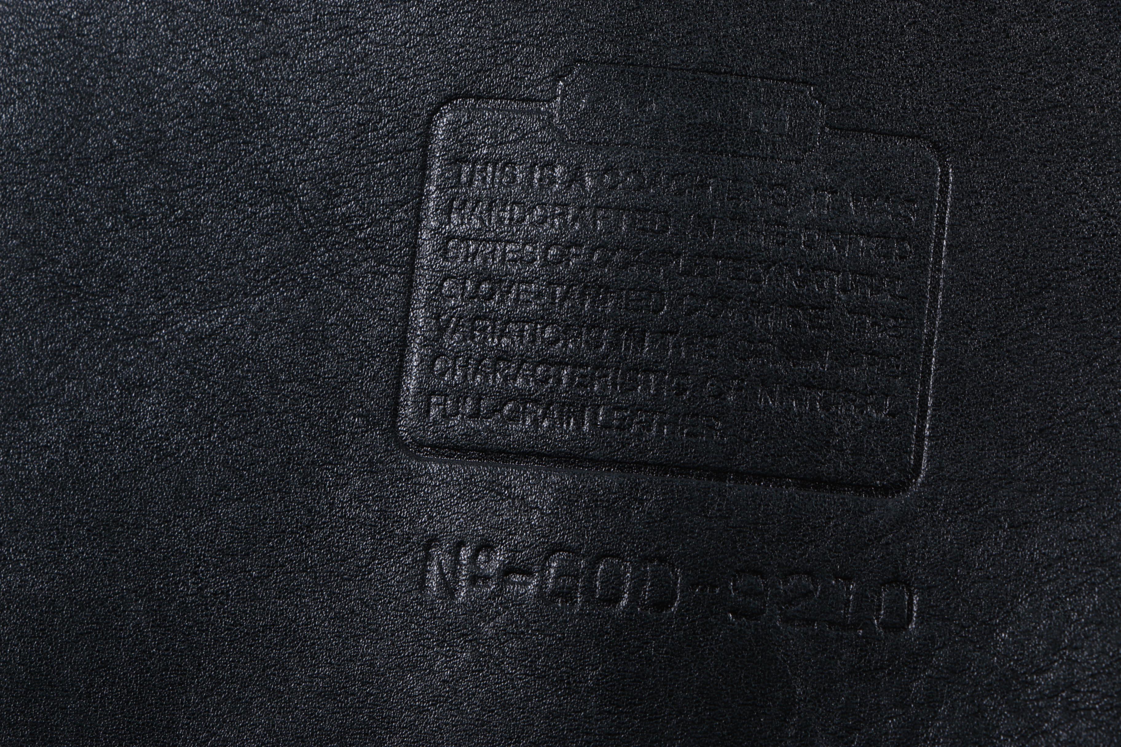 Vintage Coach Black Leather Hobo Bag