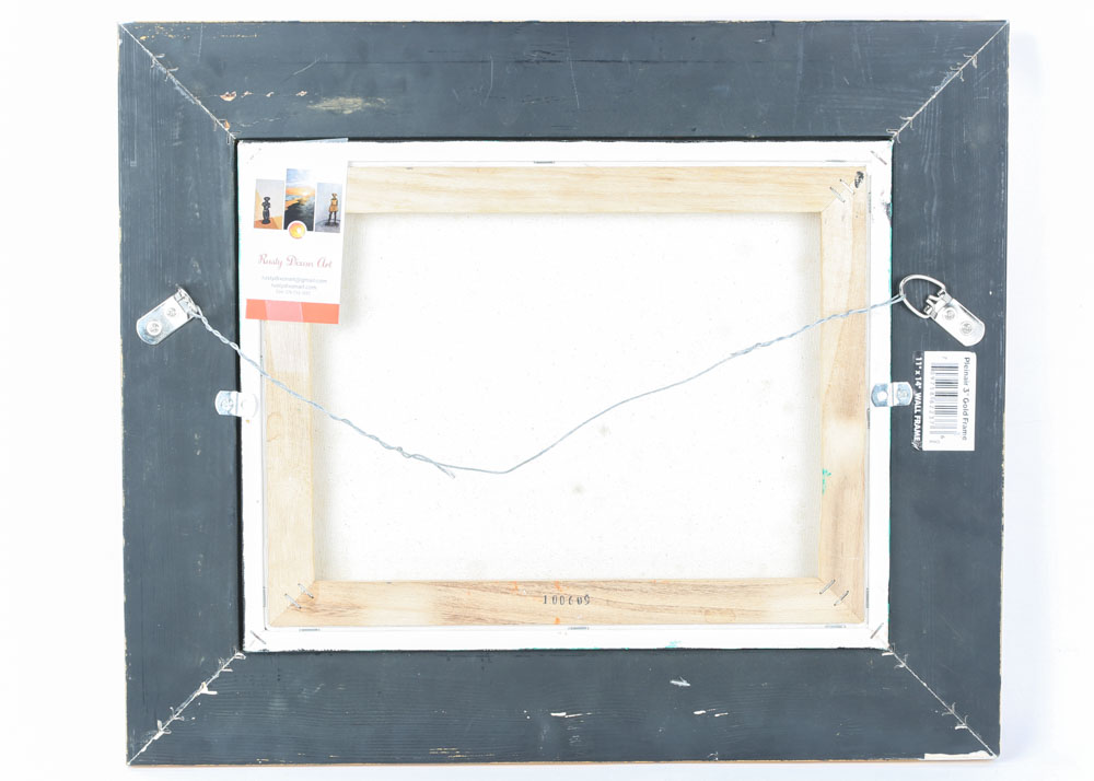 Rusty Dixon Oil Painting on Canvas "Lilly In Repose"