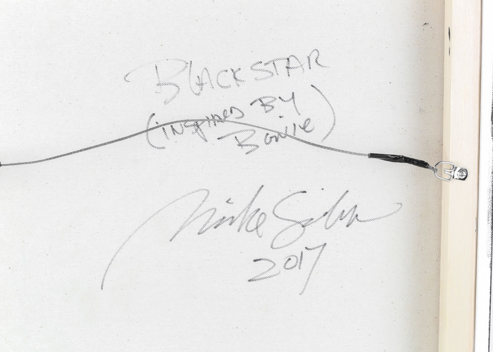 Mike Gibbons Acrylic Painting on Canvas "Black Star"