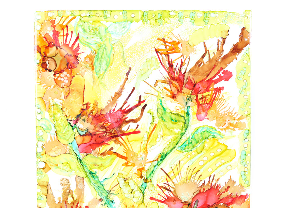 Maureen Villmer Original Acrylic on Tile