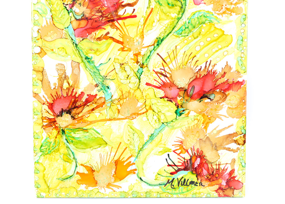 Maureen Villmer Original Acrylic on Tile