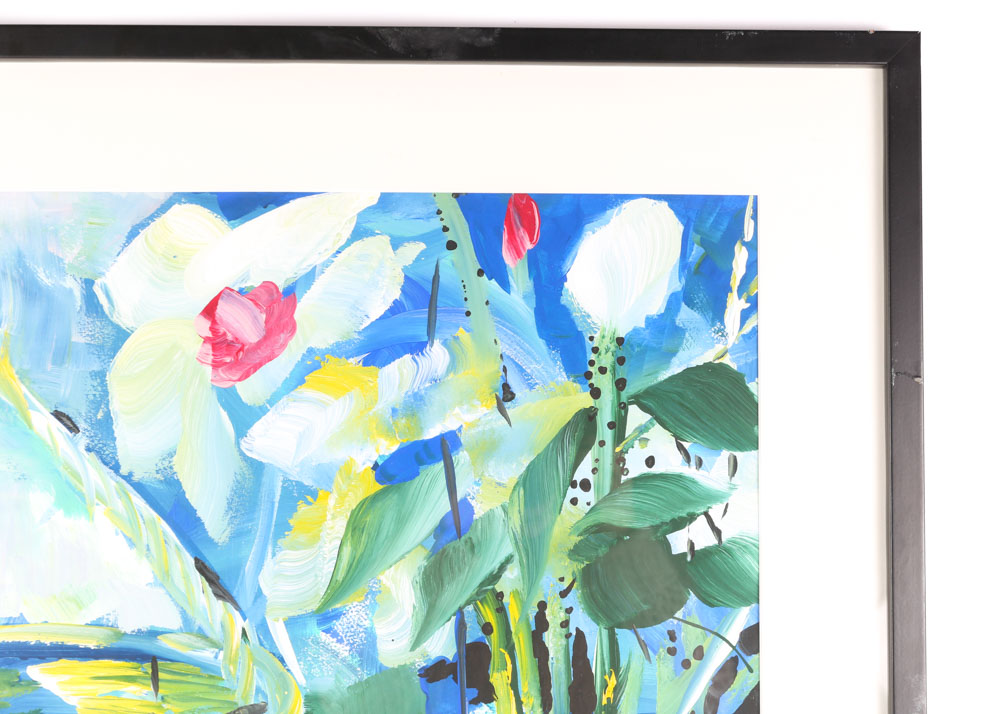 Daniel Nie Acrylic Painting on Paper