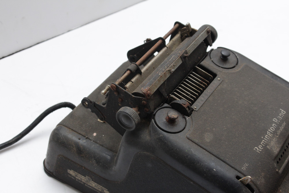 Vintage Remington Rand Printing Calculator