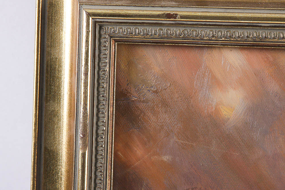 D. Fuelberht Floral Still Life Oil Painting on Canvas