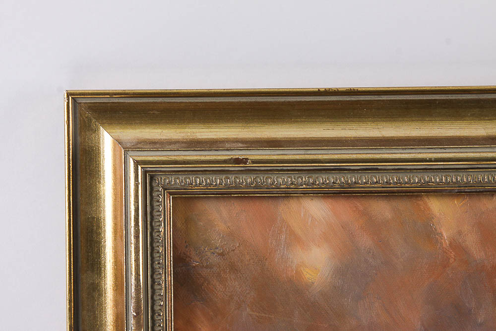 D. Fuelberht Floral Still Life Oil Painting on Canvas