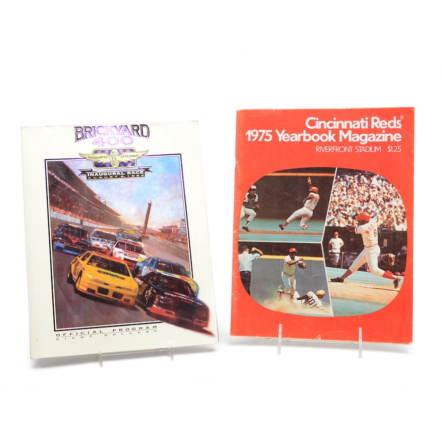 1975 Reds and 1994 "Brickyard 400" Programs