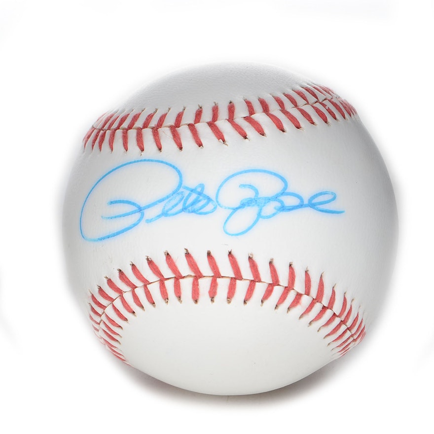 Pete Rose Signed Baseball