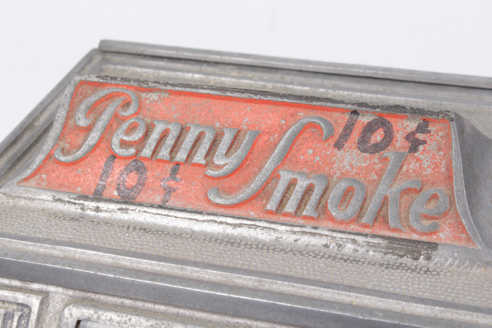 Vintage Penny Smoke Gumball Machine