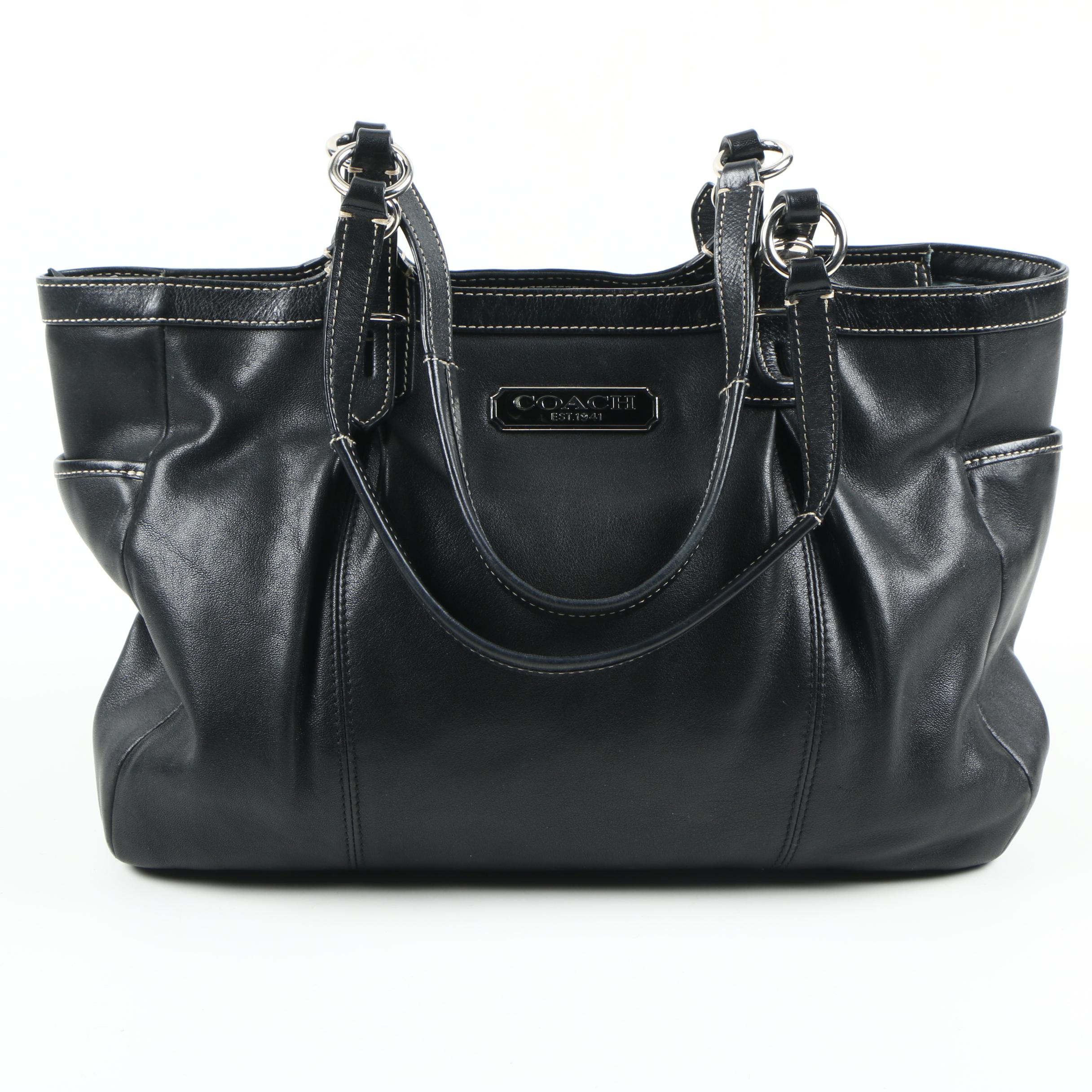 Coach Leather Gallery East West Tote