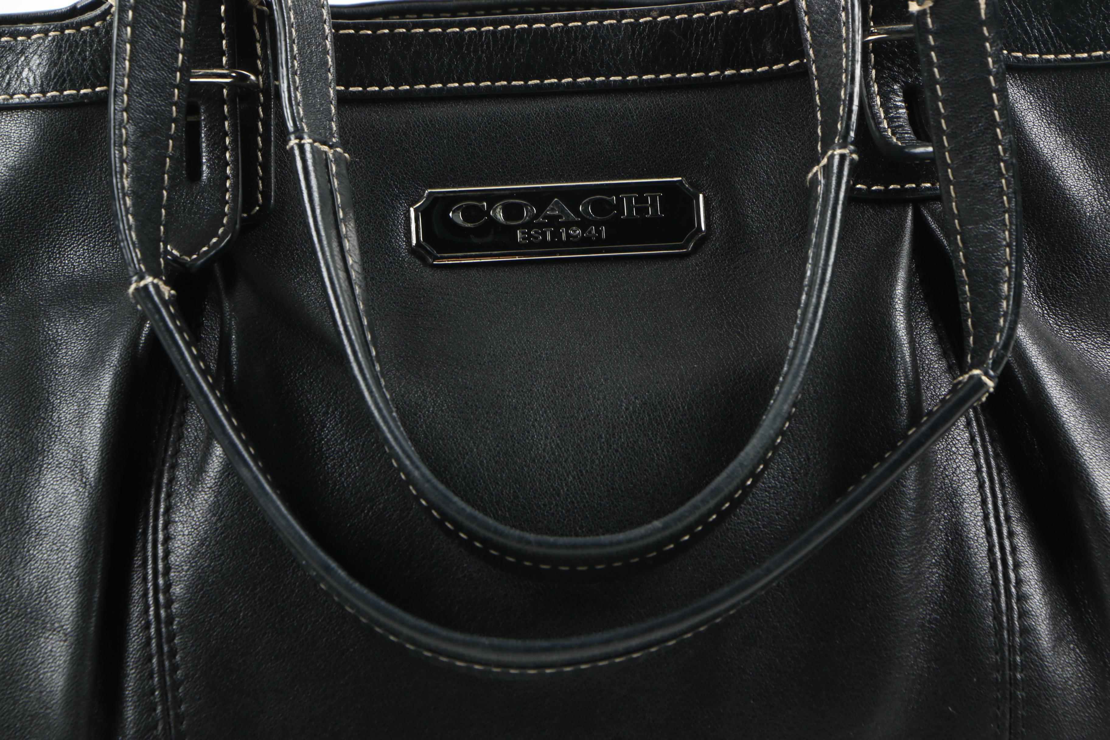 Coach Leather Gallery East West Tote
