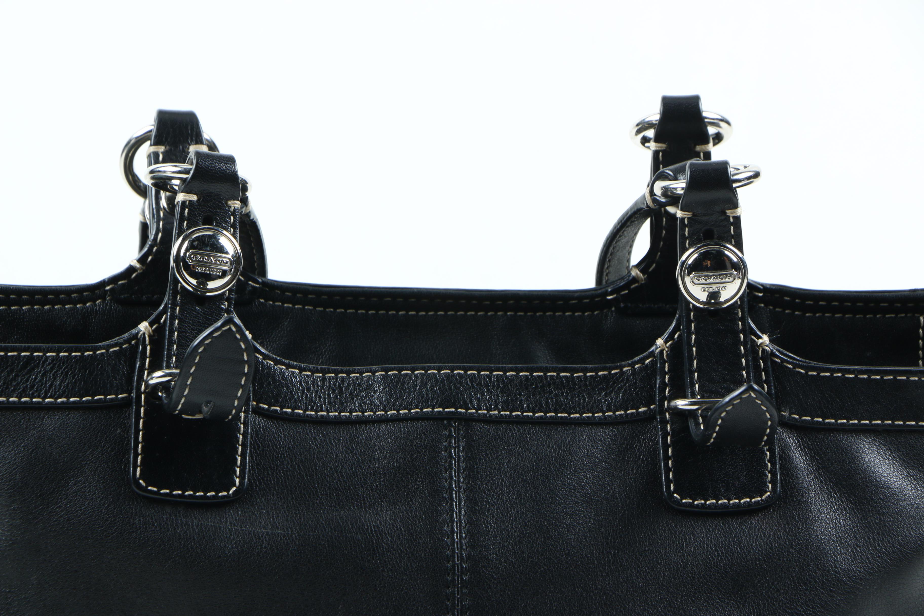 Coach Leather Gallery East West Tote