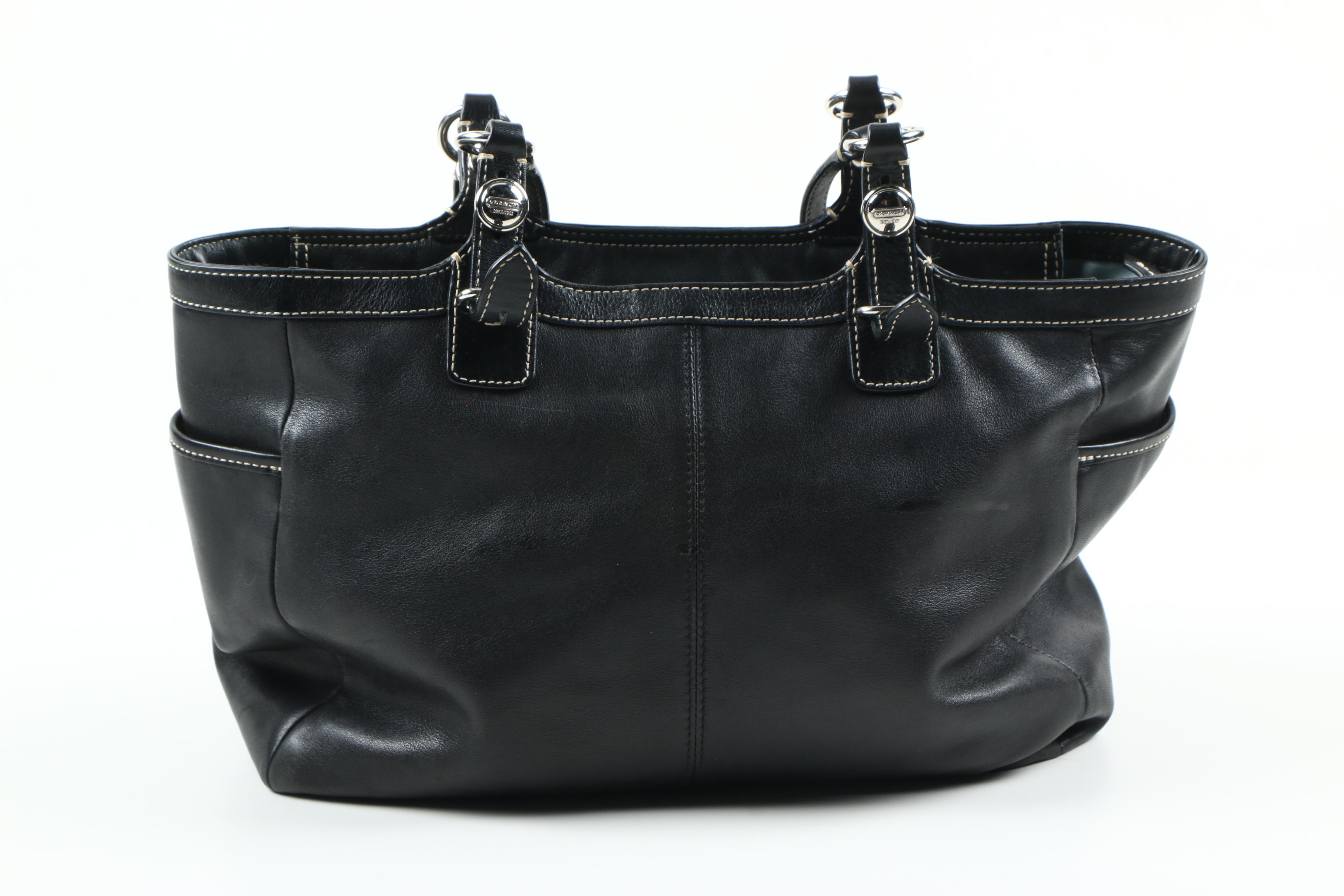 Coach Leather Gallery East West Tote