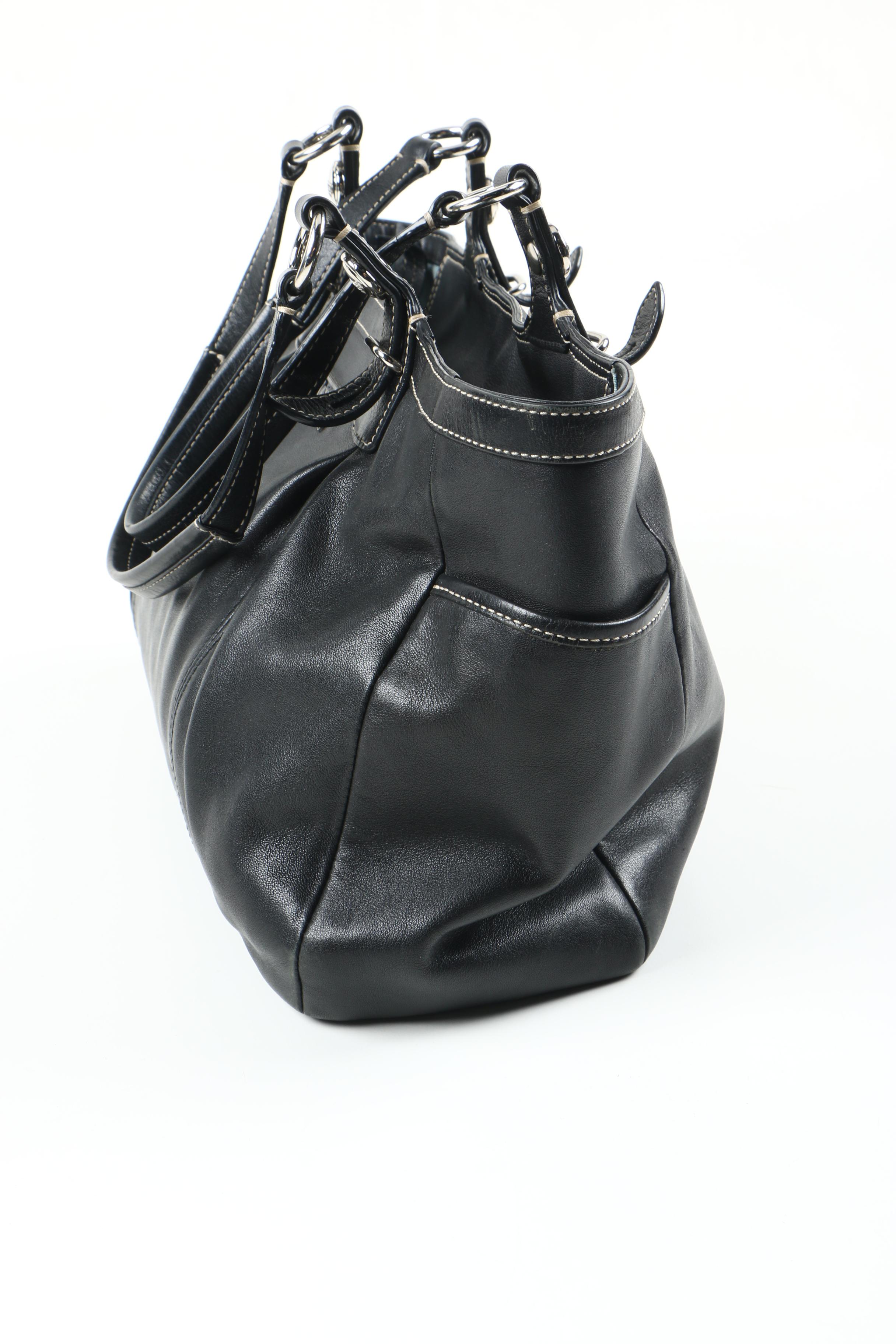 Coach Leather Gallery East West Tote