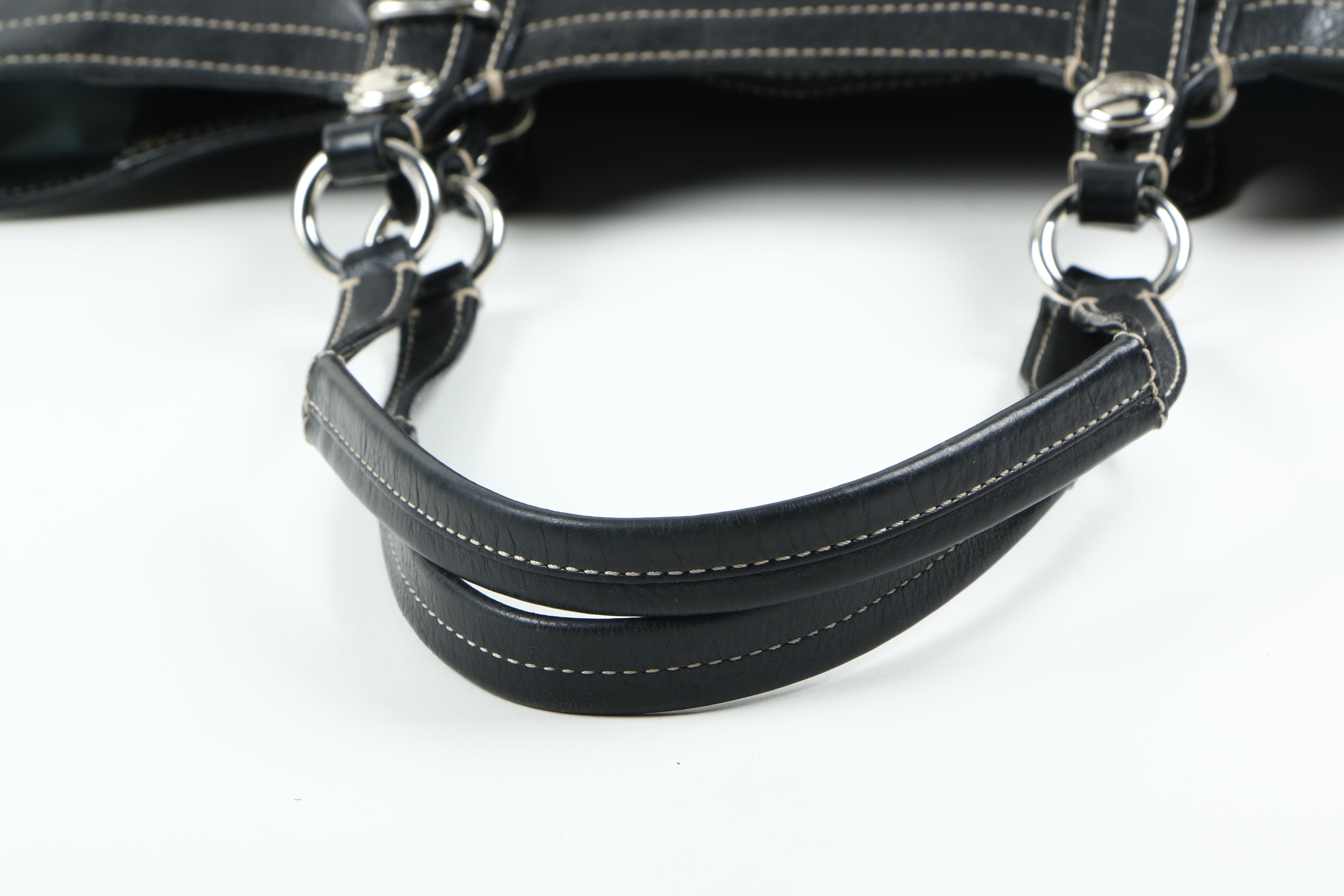 Coach Leather Gallery East West Tote