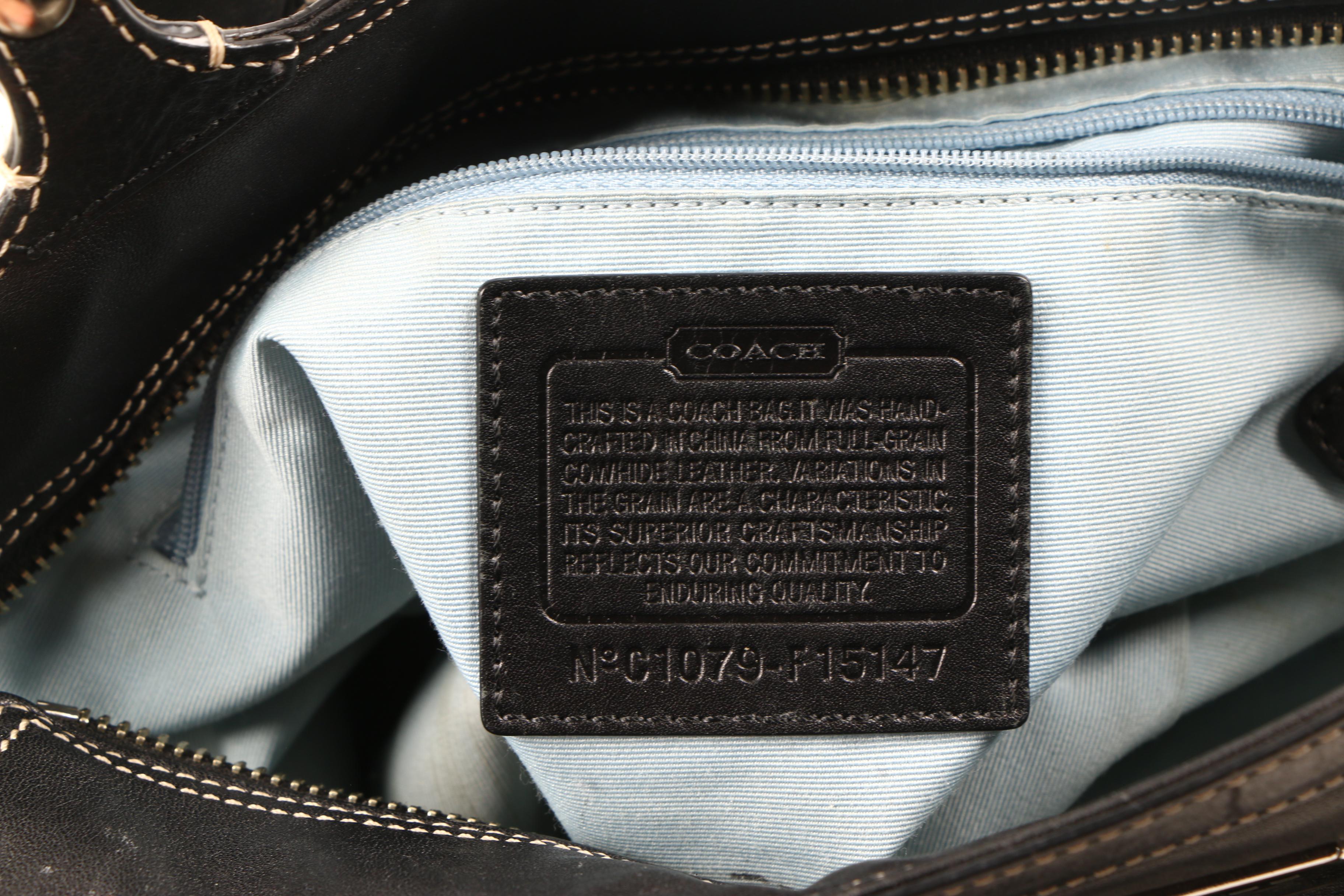 Coach Leather Gallery East West Tote