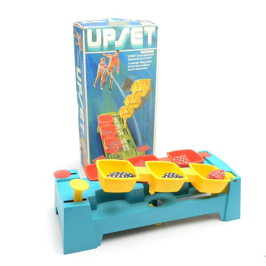 1972 Ideal Toys "Upset" Game In Original Box
