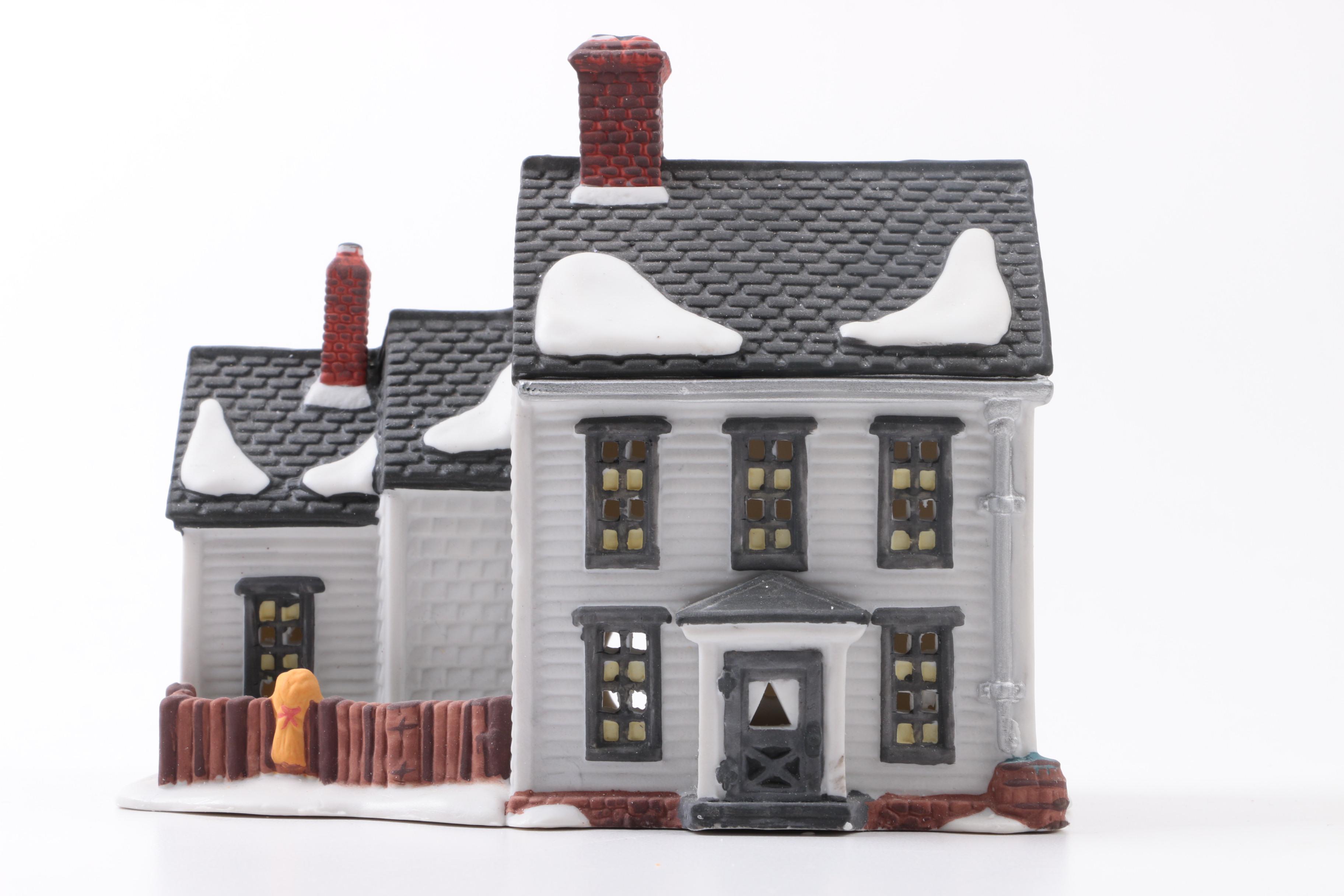 Collection of Dept. 56 "Heritage Village" Series Pieces