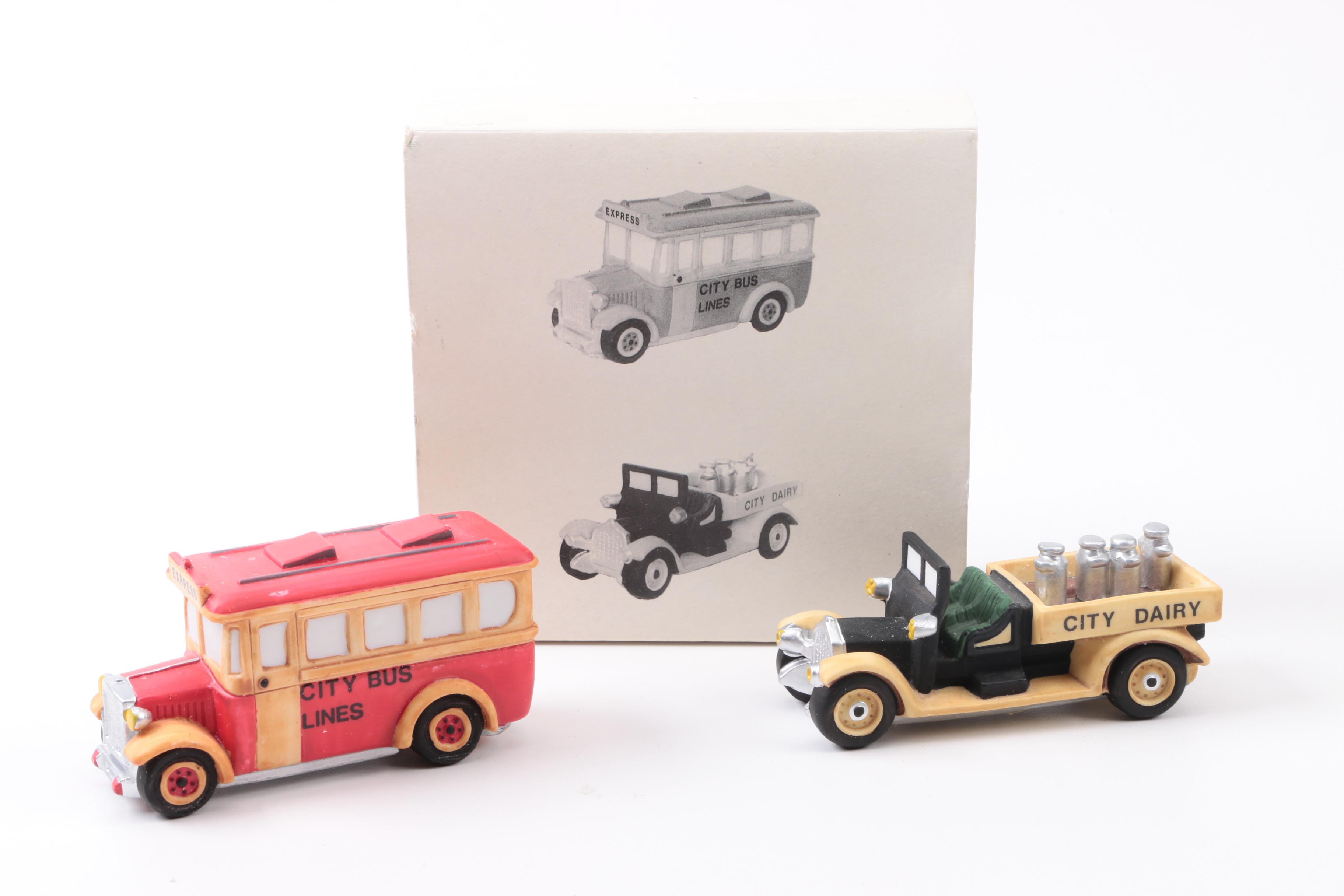 Collection of Dept. 56 "Heritage Village" Series Pieces