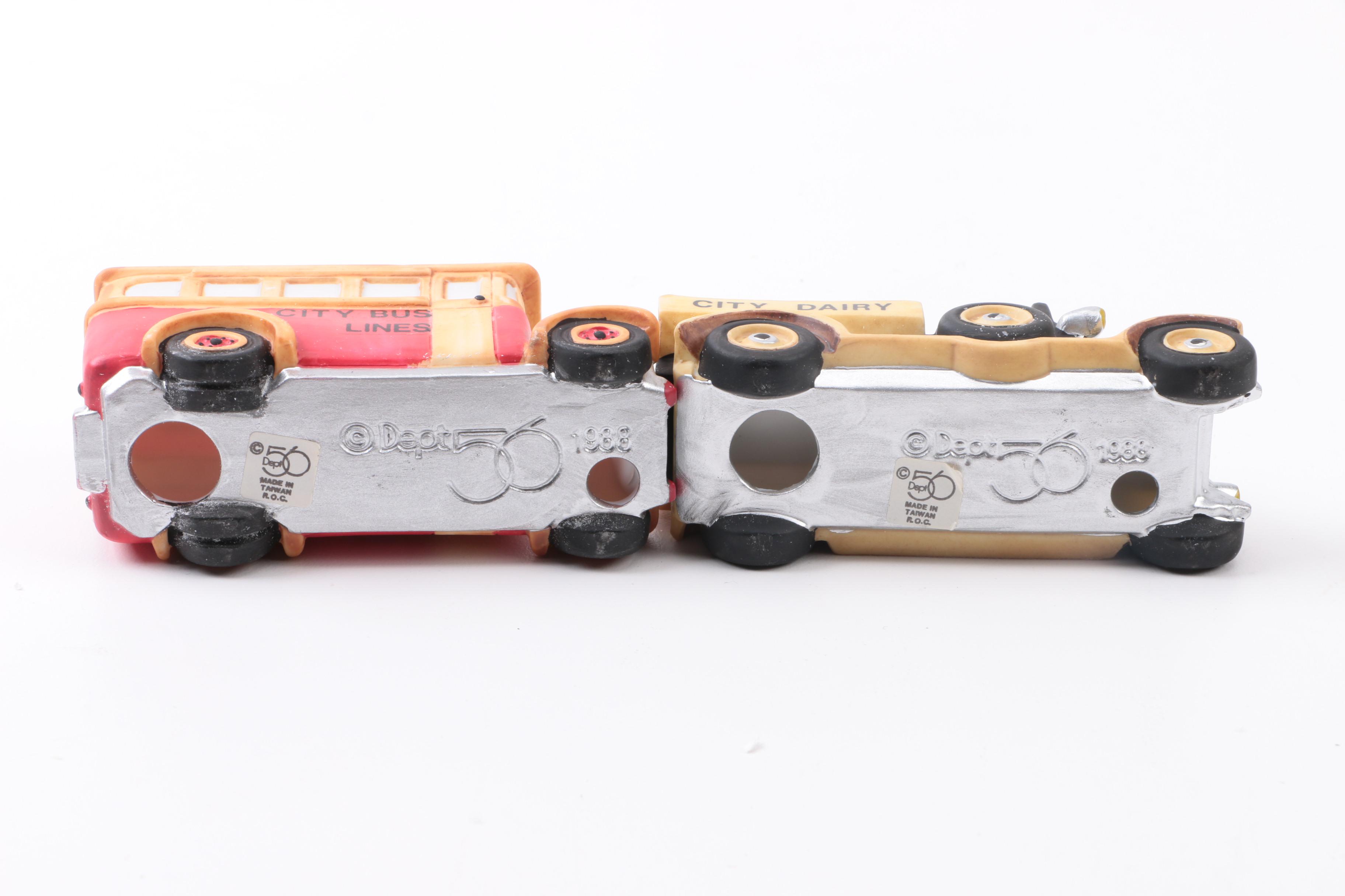 Collection of Dept. 56 "Heritage Village" Series Pieces