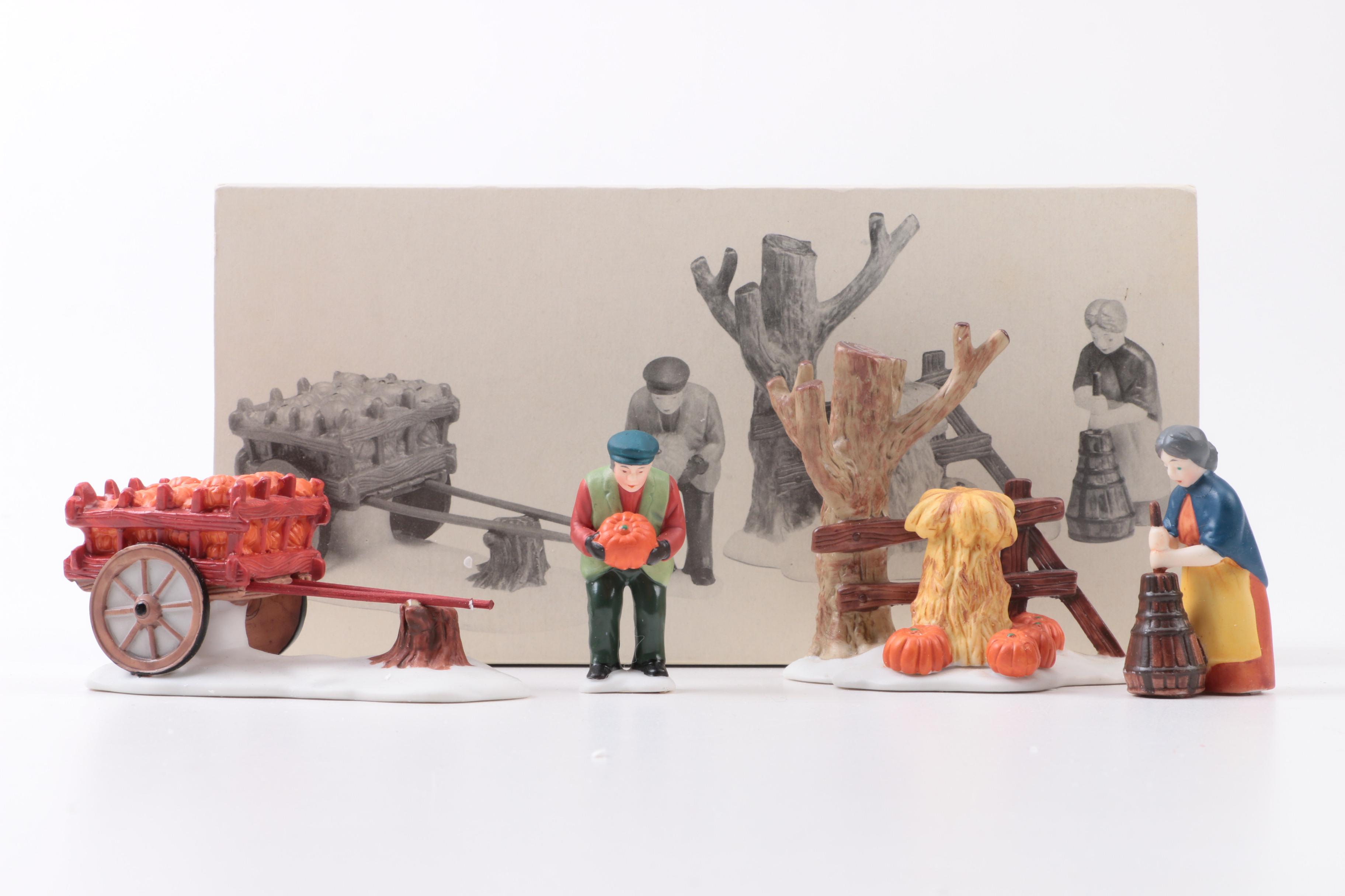 Collection of Dept. 56 "Heritage Village" Series Pieces