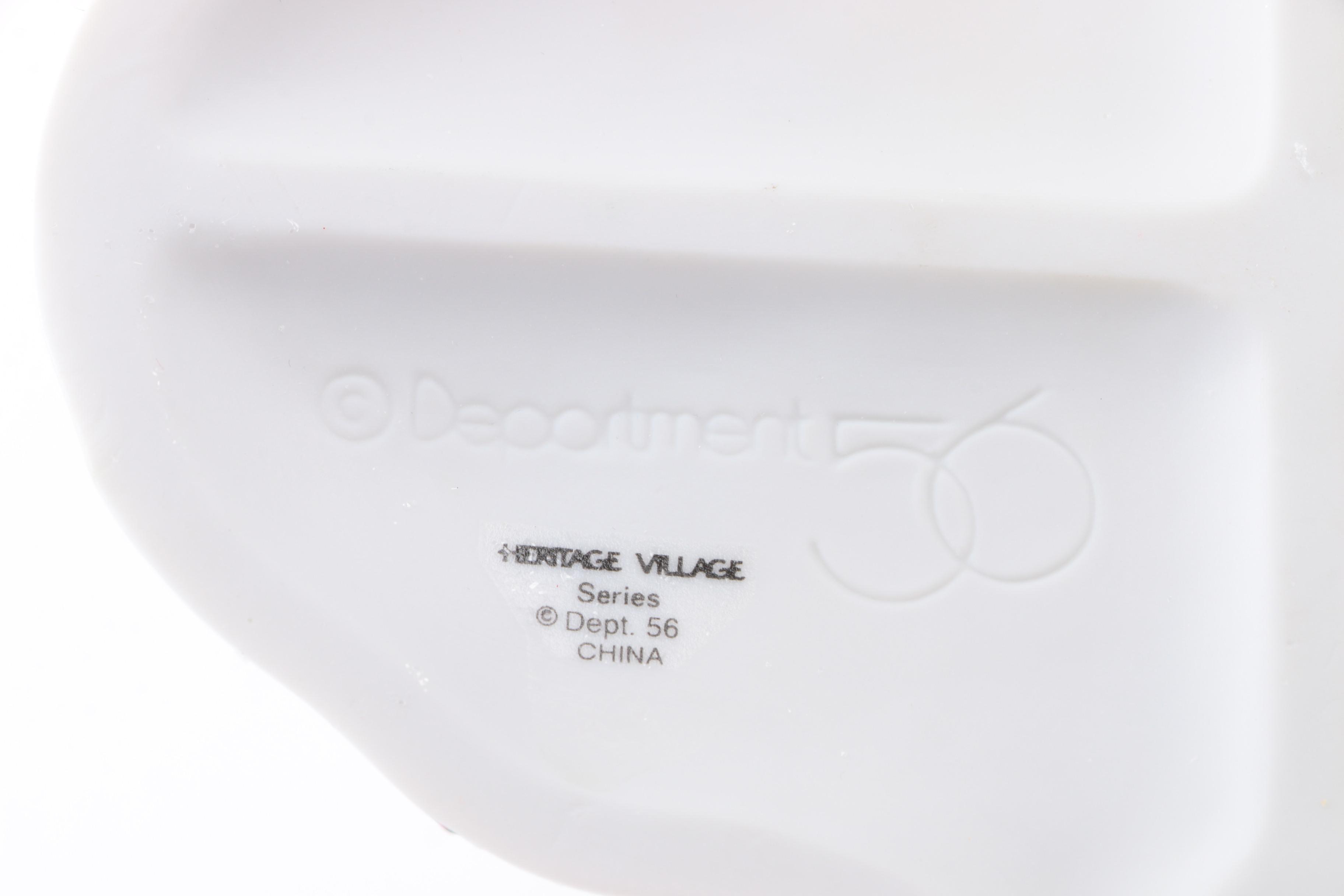 Collection of Dept. 56 "Heritage Village" Series Pieces