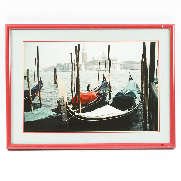 Dr. David Shander Photograph "Gondolas, Grand Canal, Venice"