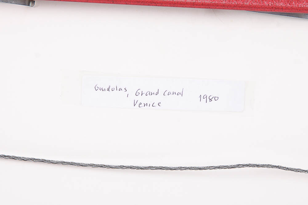 Dr. David Shander Photograph "Gondolas, Grand Canal, Venice"