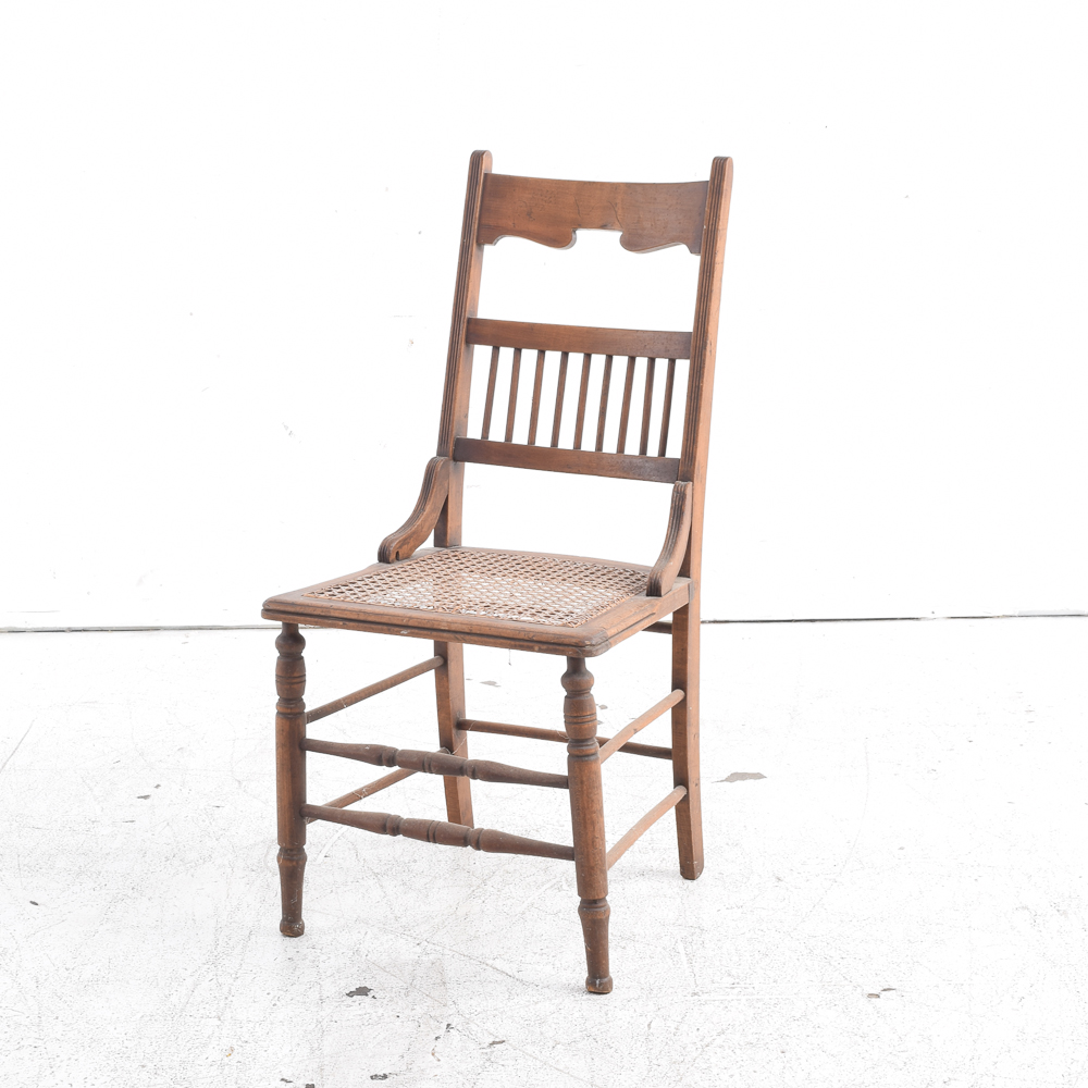 Victorian Caned Seat Side Chairs