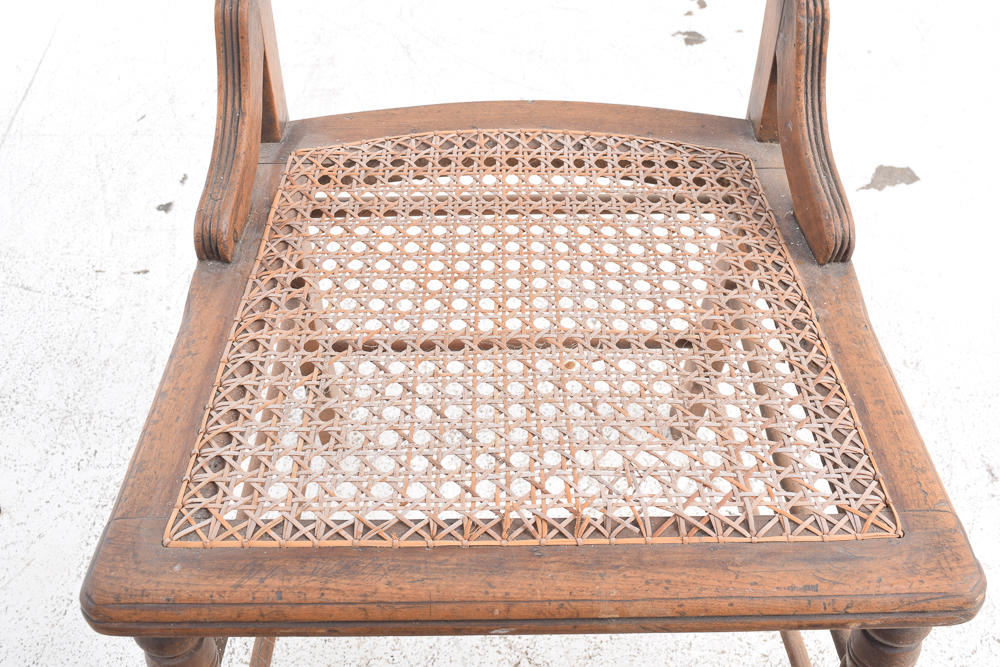 Victorian Caned Seat Side Chairs