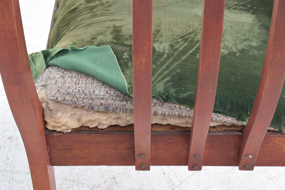 Colonial-Revival Birch Arm Chair