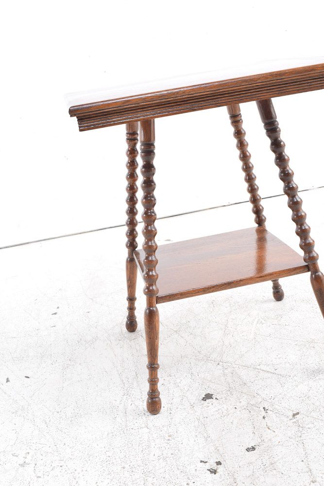 Vintage Oak Accent Table