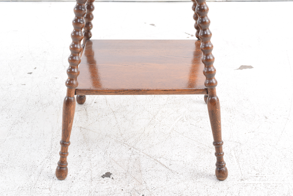 Vintage Oak Accent Table