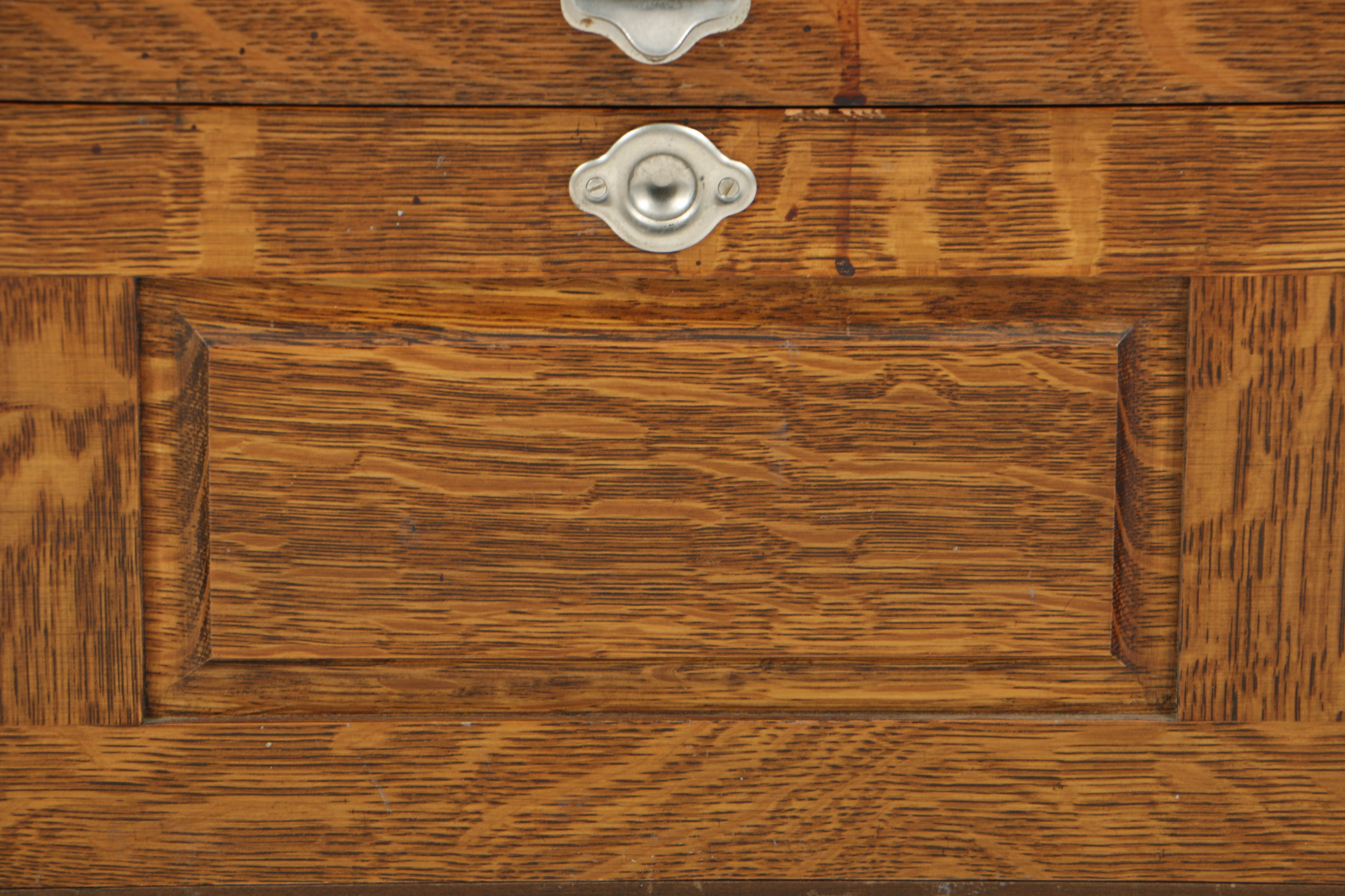 Vintage Machinist Oak Tool Chest by H. Gerstner & Sons of Dayton, Ohio