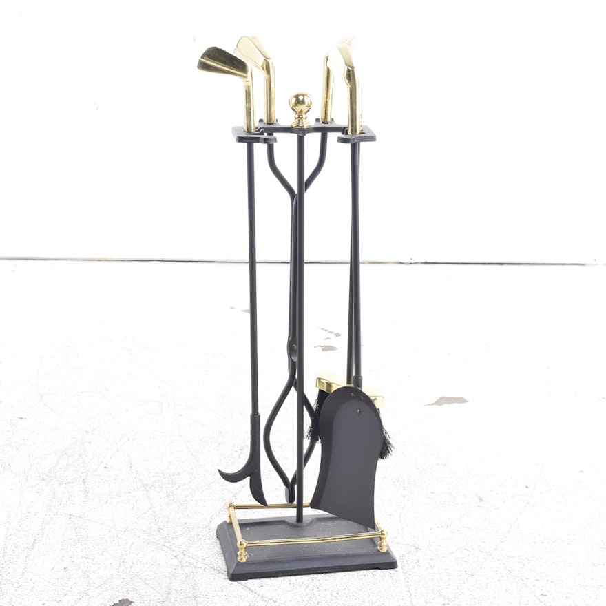 Golf Themed Fireplace Tools