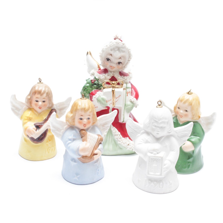 Ceramic Angel Selection Featuring Goebel and Napco