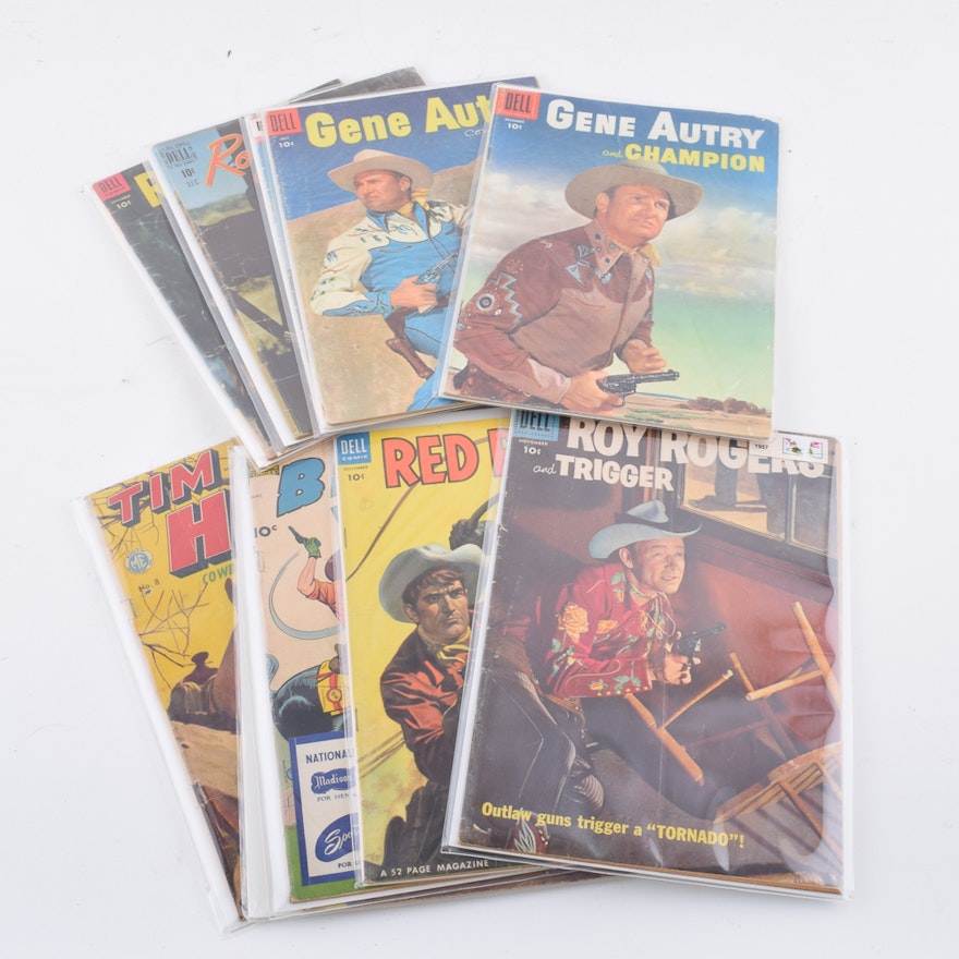 Roy Rogers, Gene Autry, and Other Western Themed Comic Books