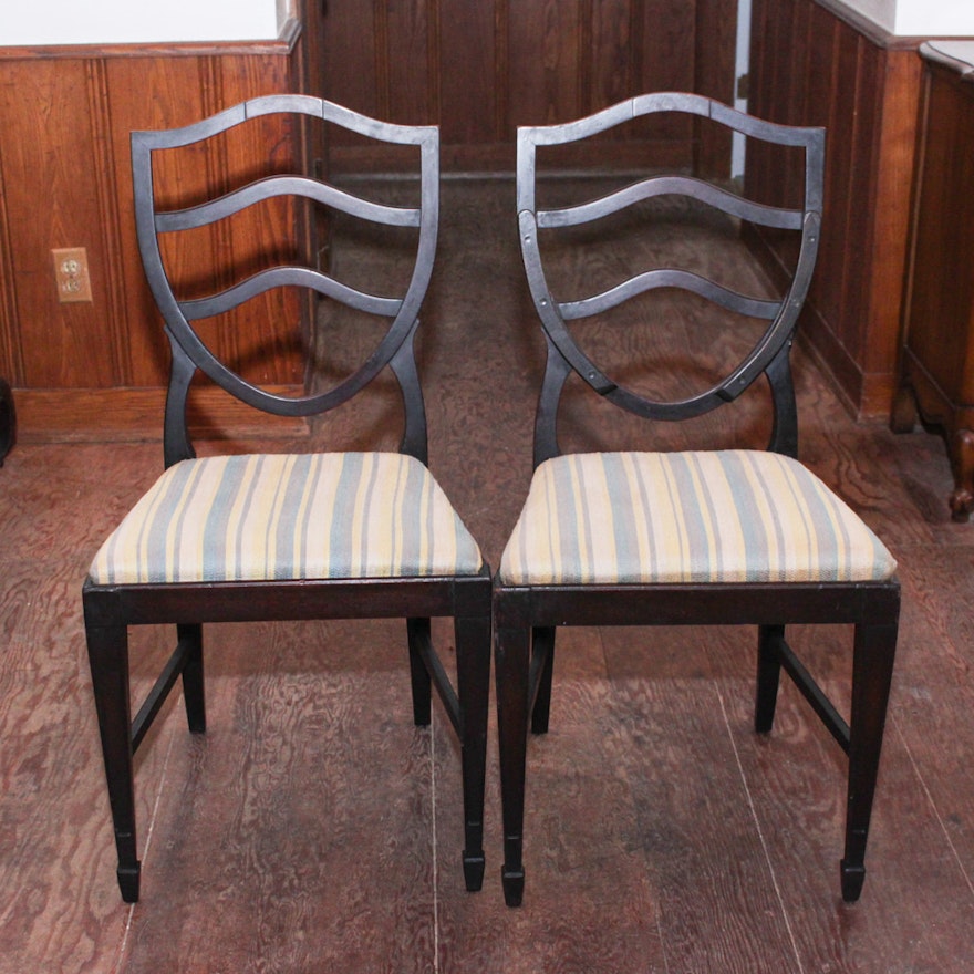 Antique Shield Back Chairs