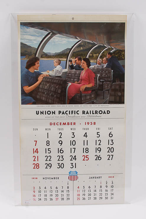 1958 and '66 Union Pacific Railroad Calendars