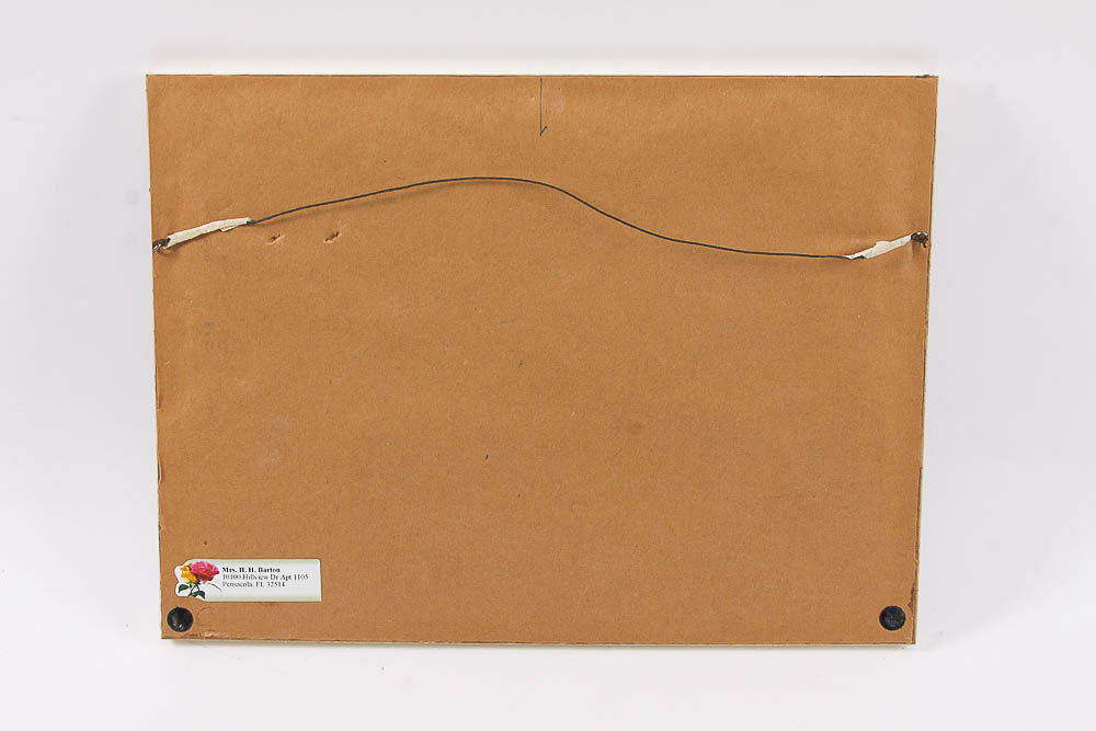 Lithograph of a French Fashion Plate