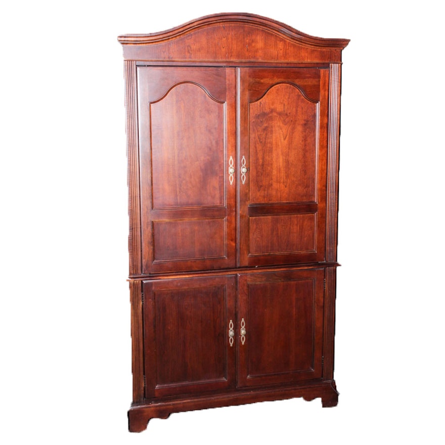 Cherry Laminate Entertainment Armoire